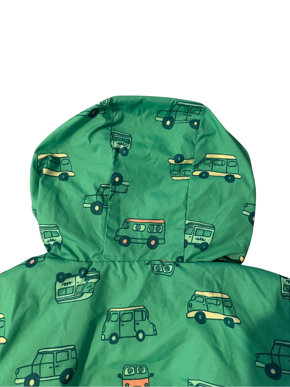 Cat & Jack - Transportation Print Full Zip Windbreaker Jacket Green 2T - Picture 10 of 10